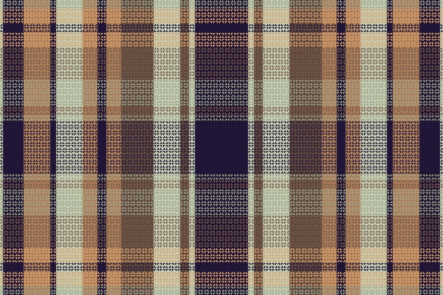 Tartan Plaid With Night Color Pattern. vector