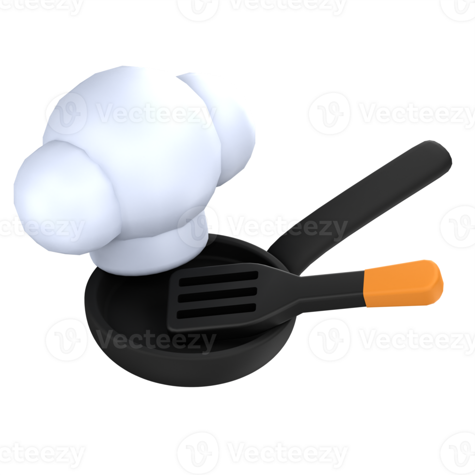 3d illustration cooking png