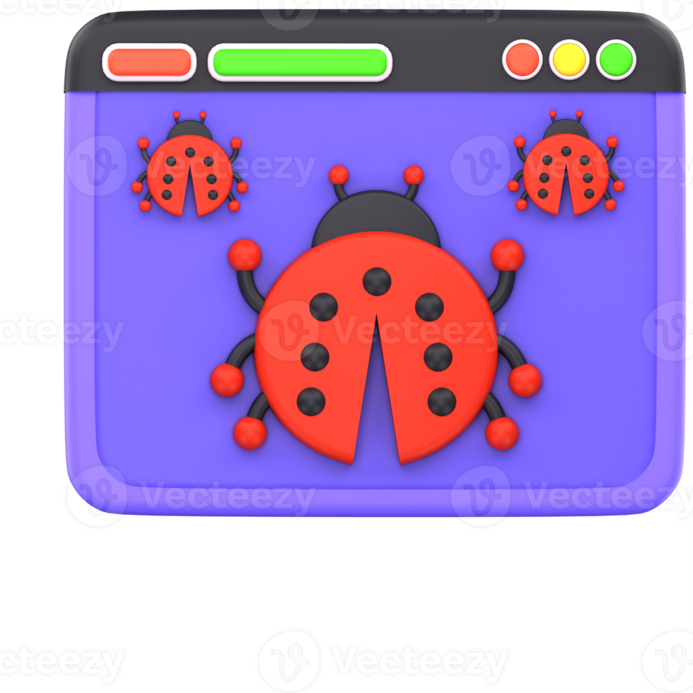 3d illustration bug png