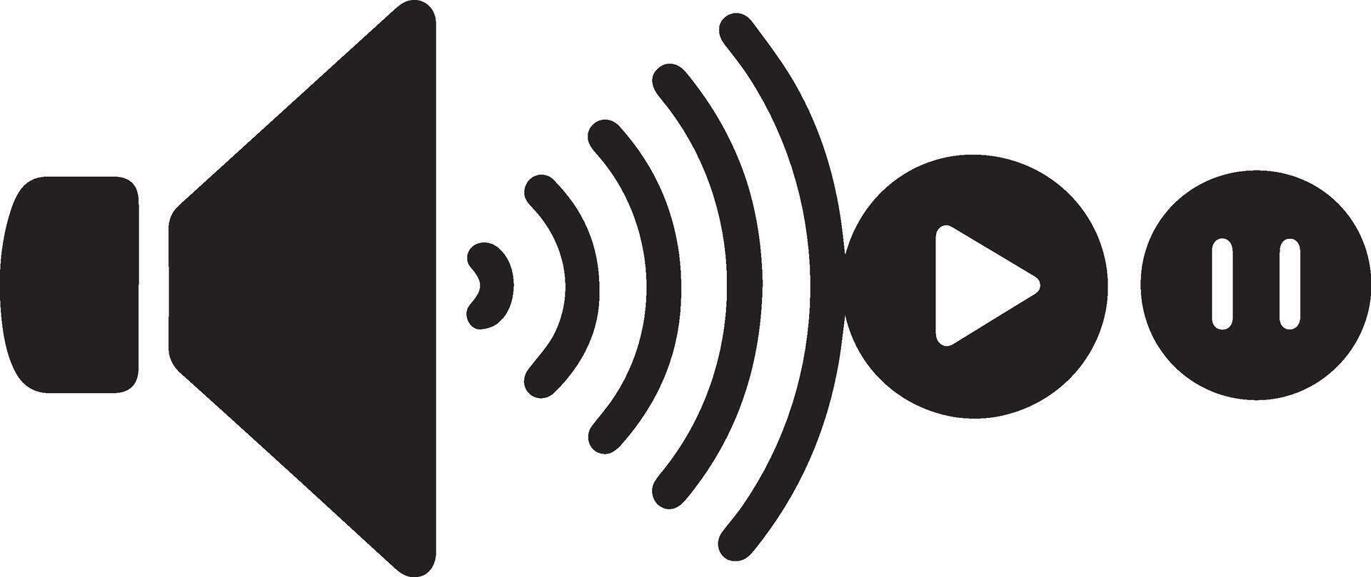 An icon of a speaker with sound waves vector