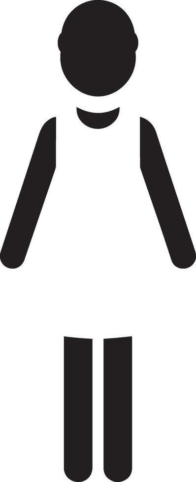 A black and white silhouette of a man with a hat vector