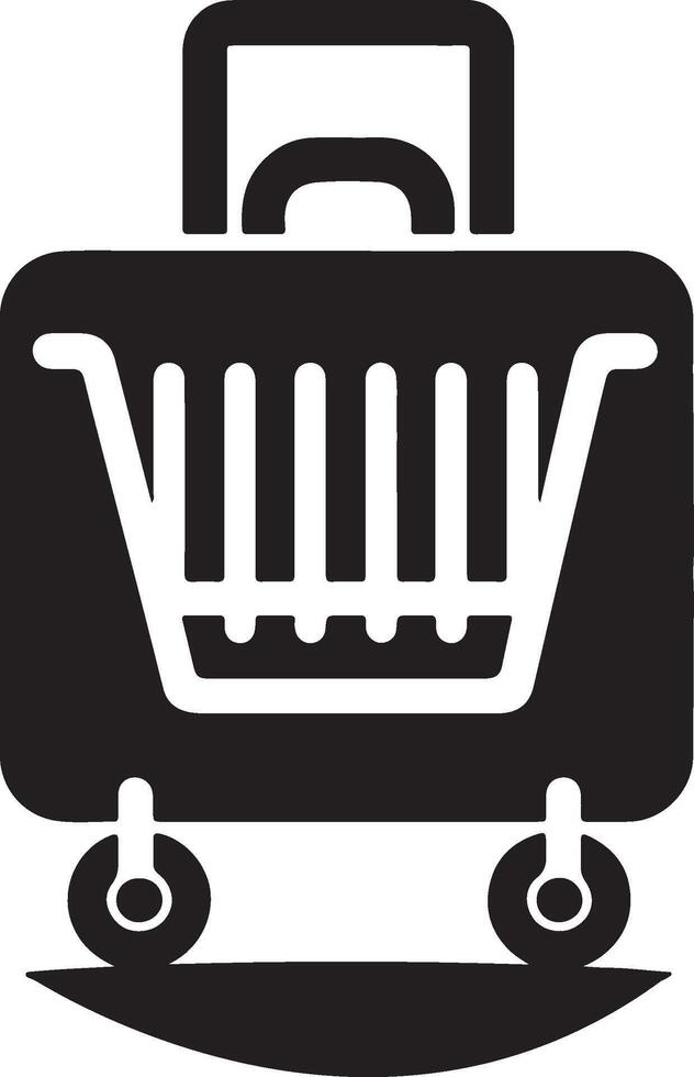 Shopping cart icon illustration vector