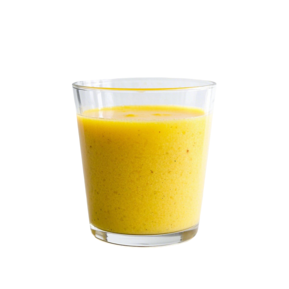 A glass of orange juice on a transparent background. png