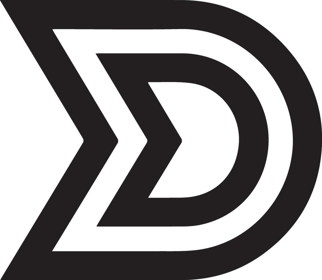 The logo for the d group vector