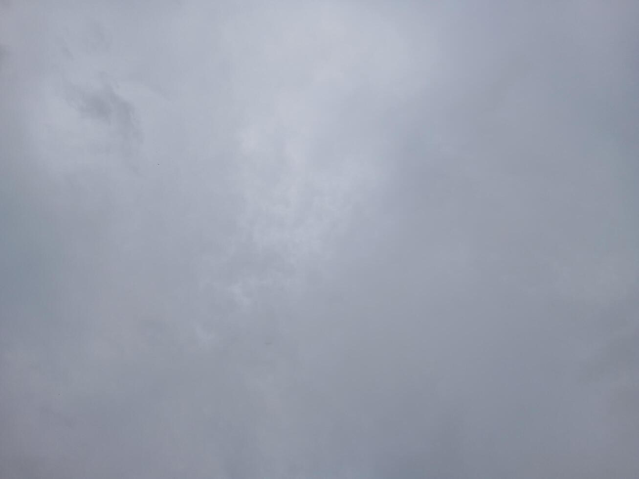 Cloudy clouds before it rains look dark during the day photo