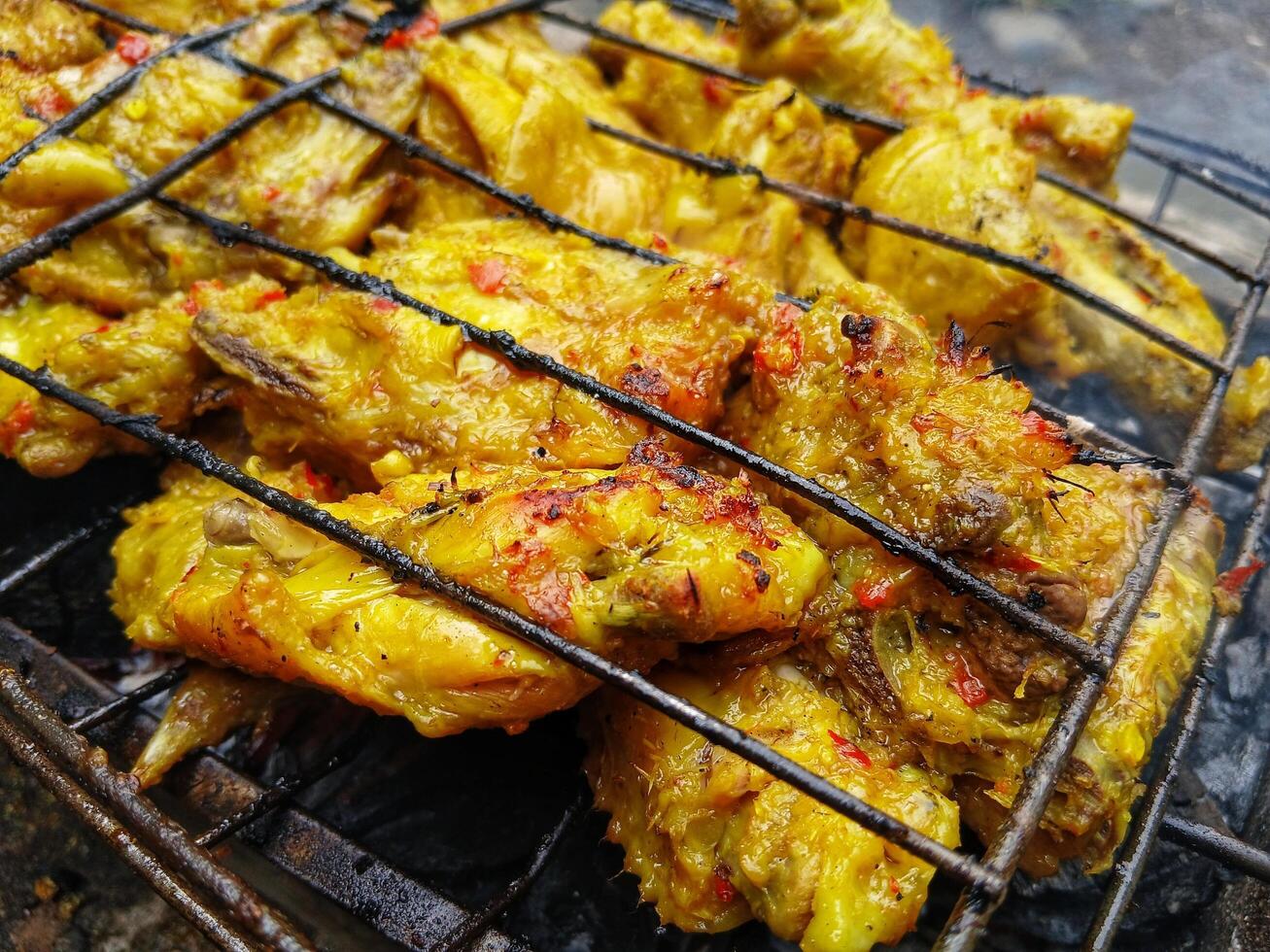 sweet and spicy grilled chicken photo