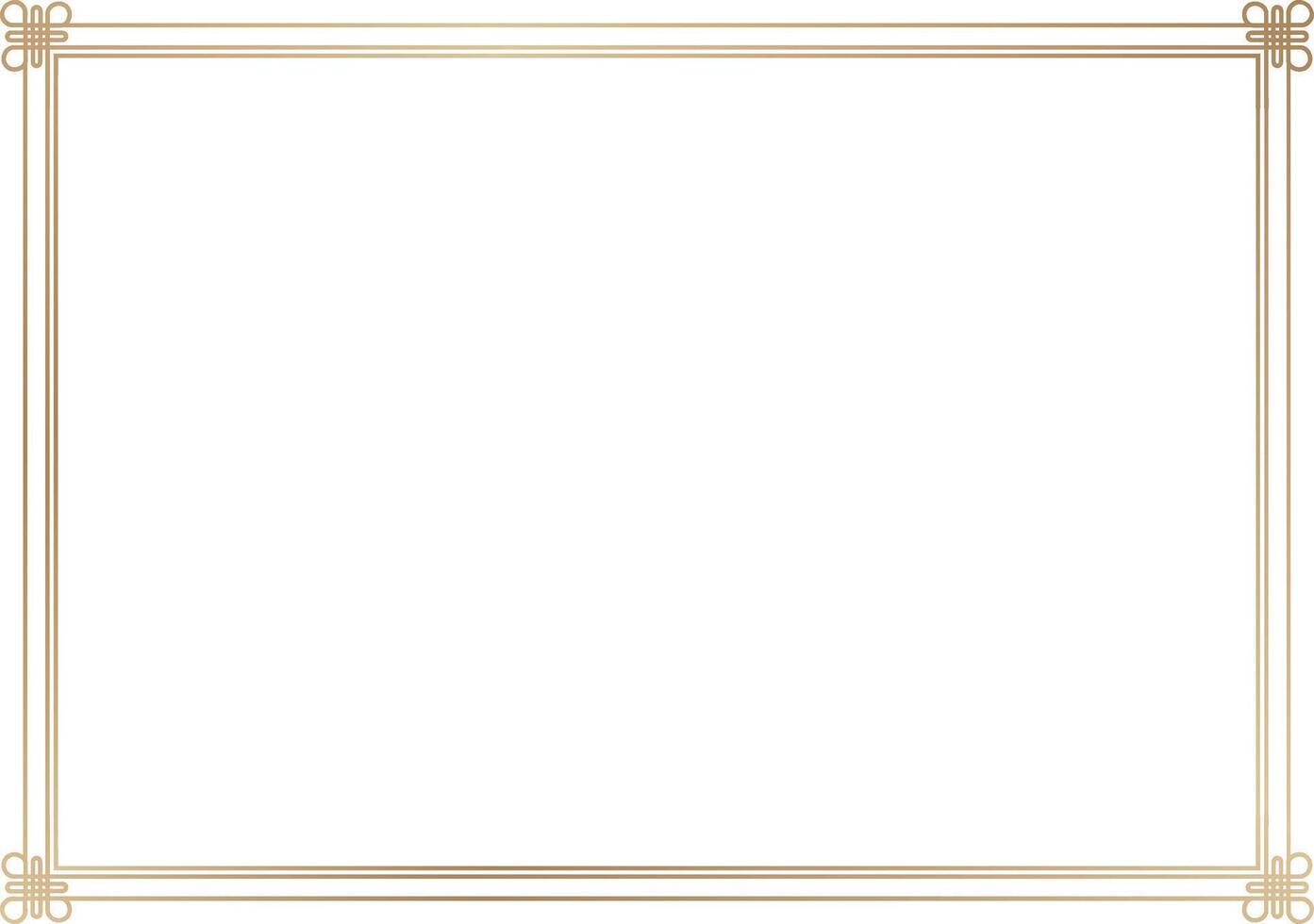 Decorative frame and background material with knots vector