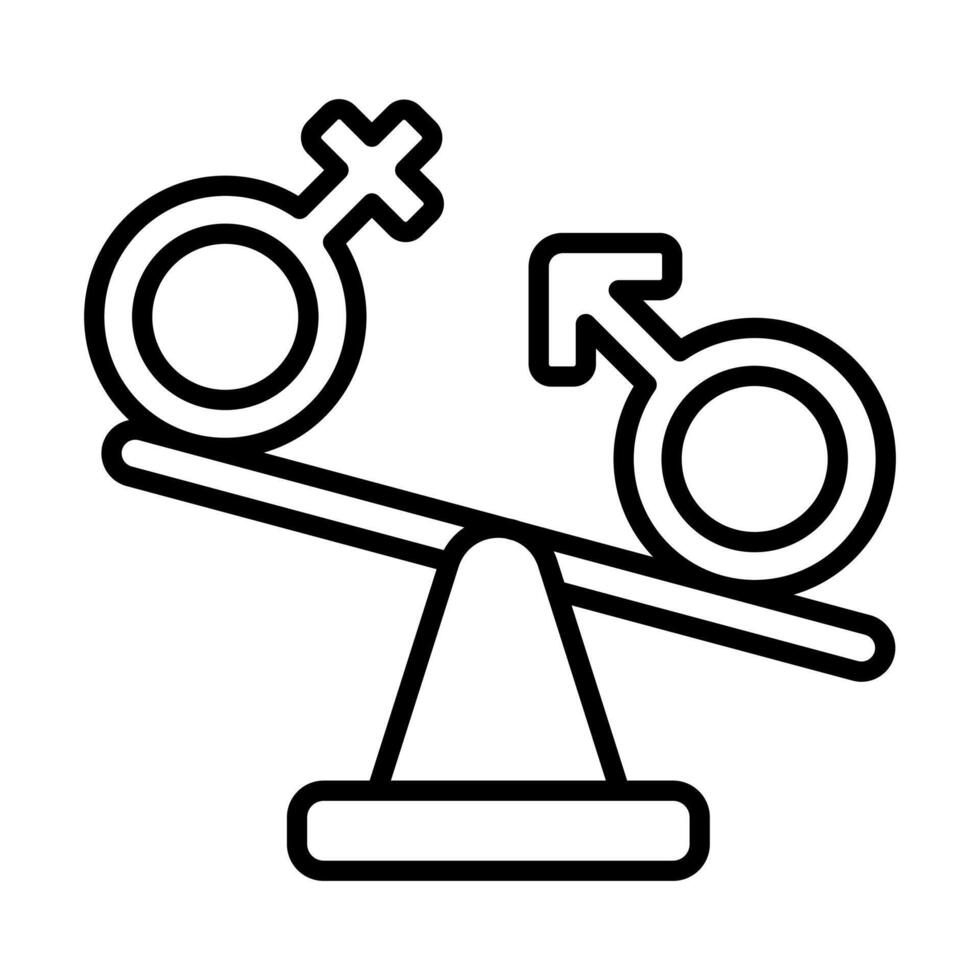 Hormonal Imbalance icon line illustration vector