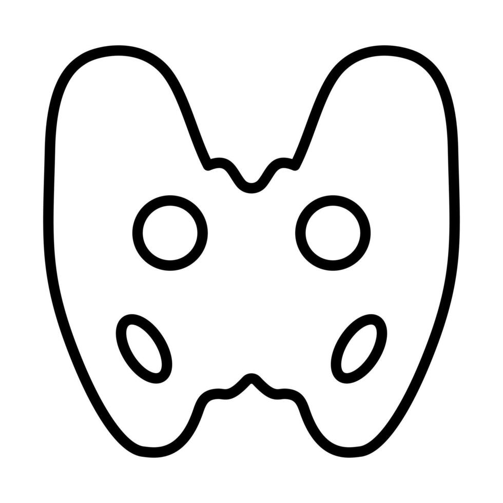 Parathyroid Hormone icon line illustration vector