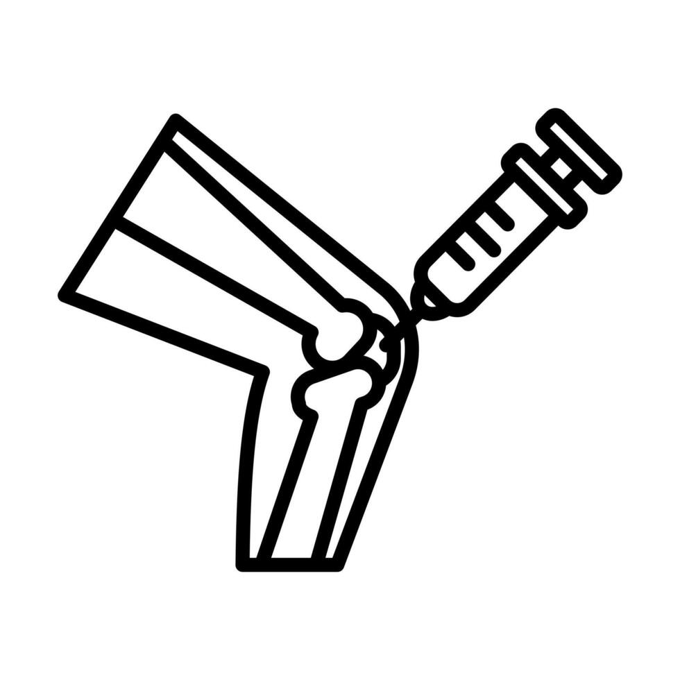 Orthopedic Implant icon line illustration vector