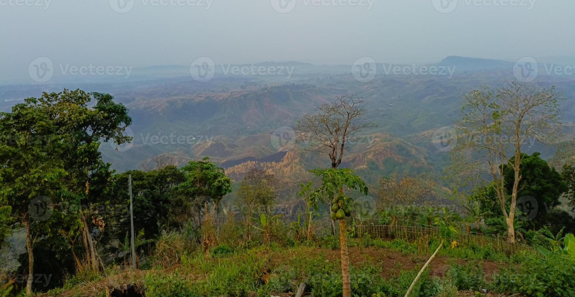 Vibrant Nature Awaits in Serene Mountain Ranges and Countryside Hills photo