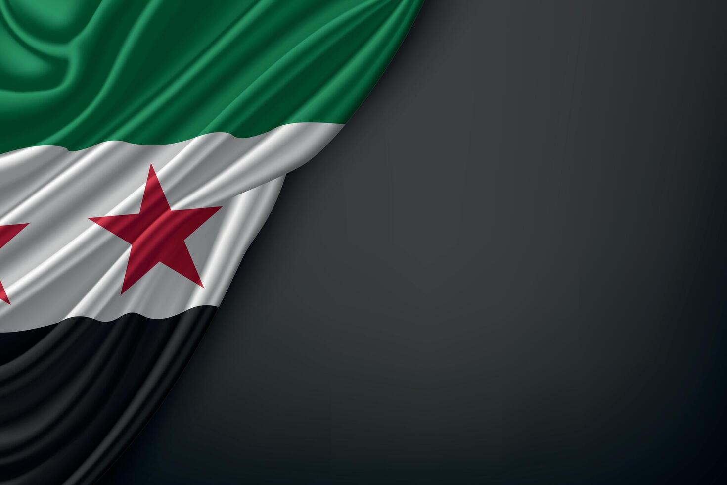 Flag of Syrian Arab Republic vector
