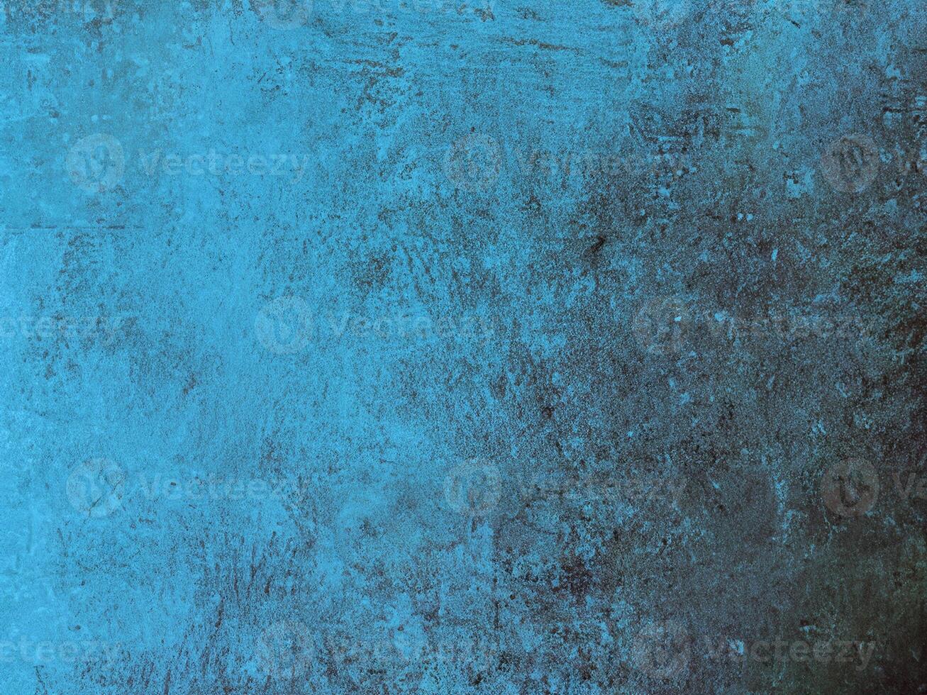 Distressed blue grunge texture with weathered and rustic elements, perfect for creative or industrial design projects. photo