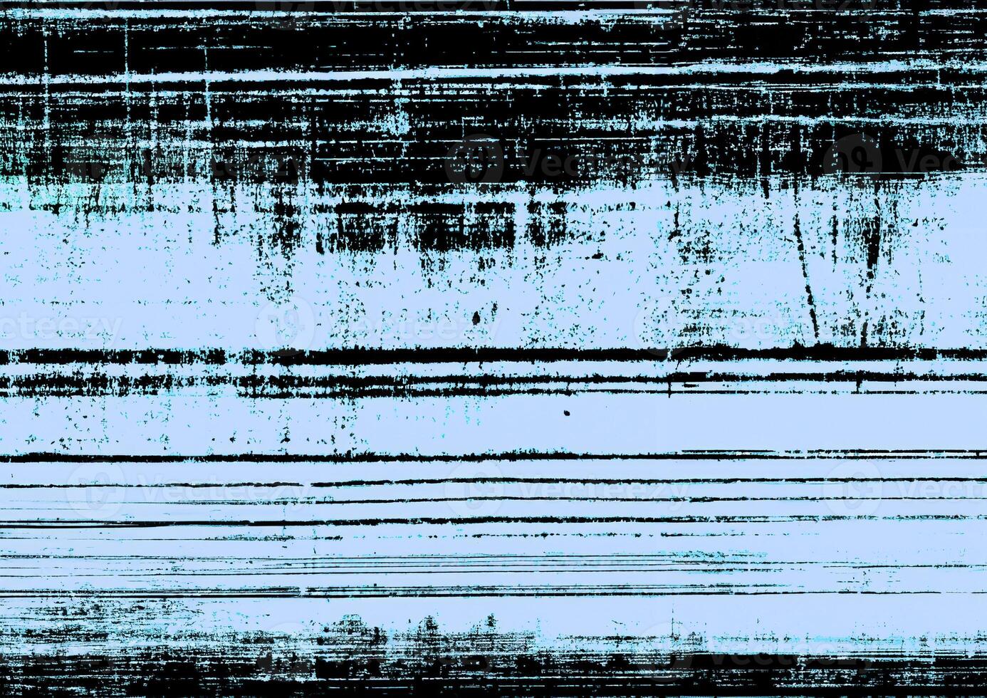Abstract distressed grunge texture with horizontal black lines on a blue background, ideal for overlays and design. photo