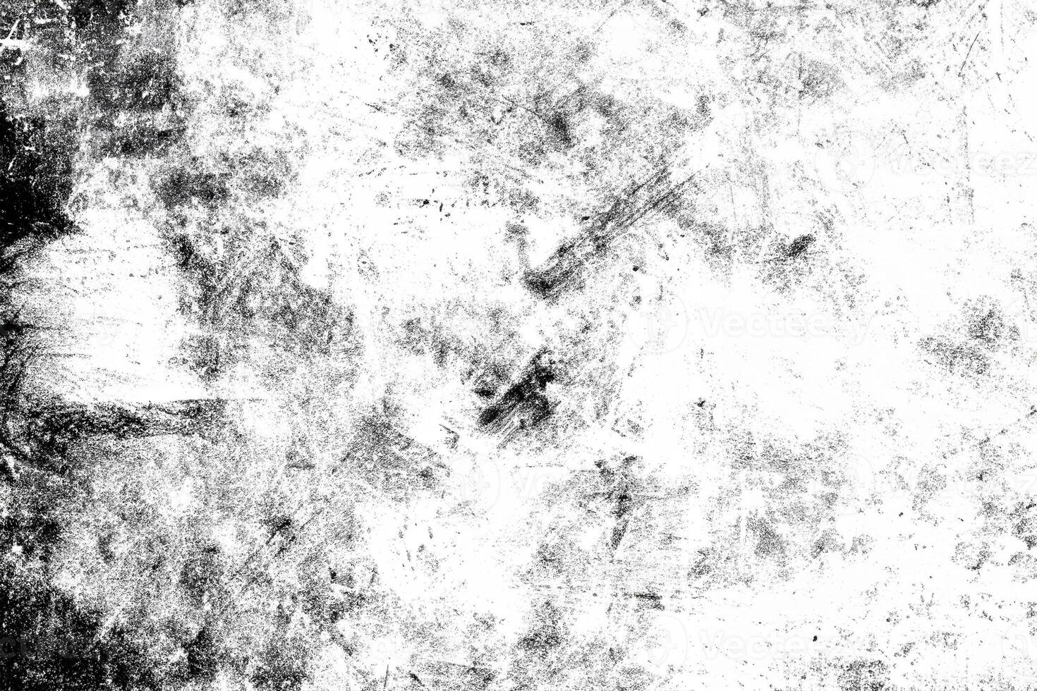 Abstract grunge black and white texture background with scratches, stains, and rough distressed patterns. photo