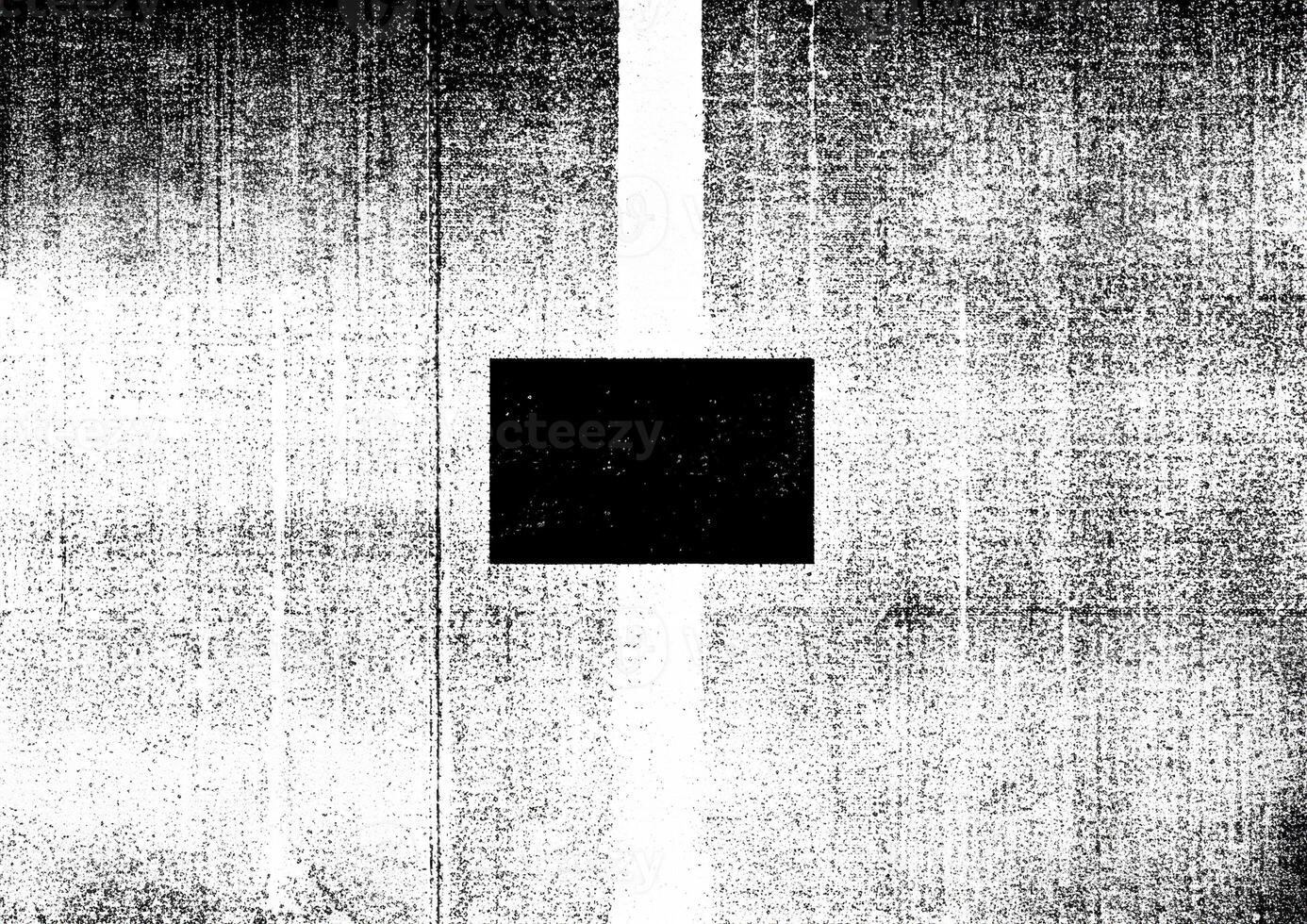Abstract grunge black and white distressed texture with noise, scratches, and uneven patterns for backgrounds. photo