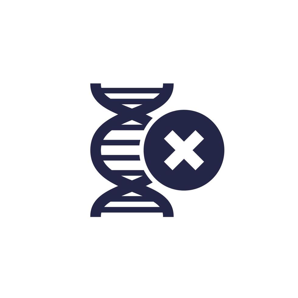 non genetically modified, non-gmo icon, pictogram on white vector