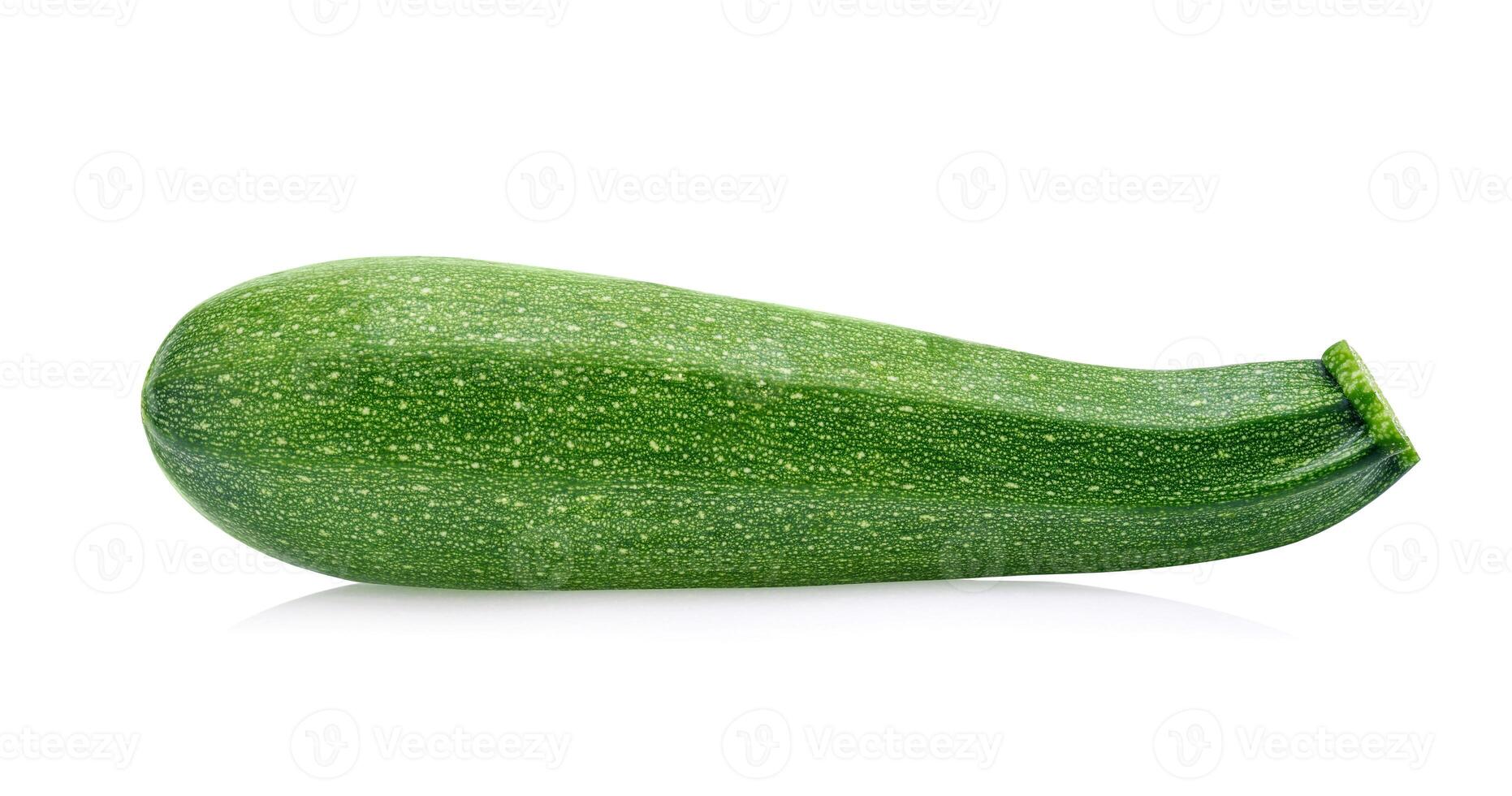 zucchini isolated on white background. photo