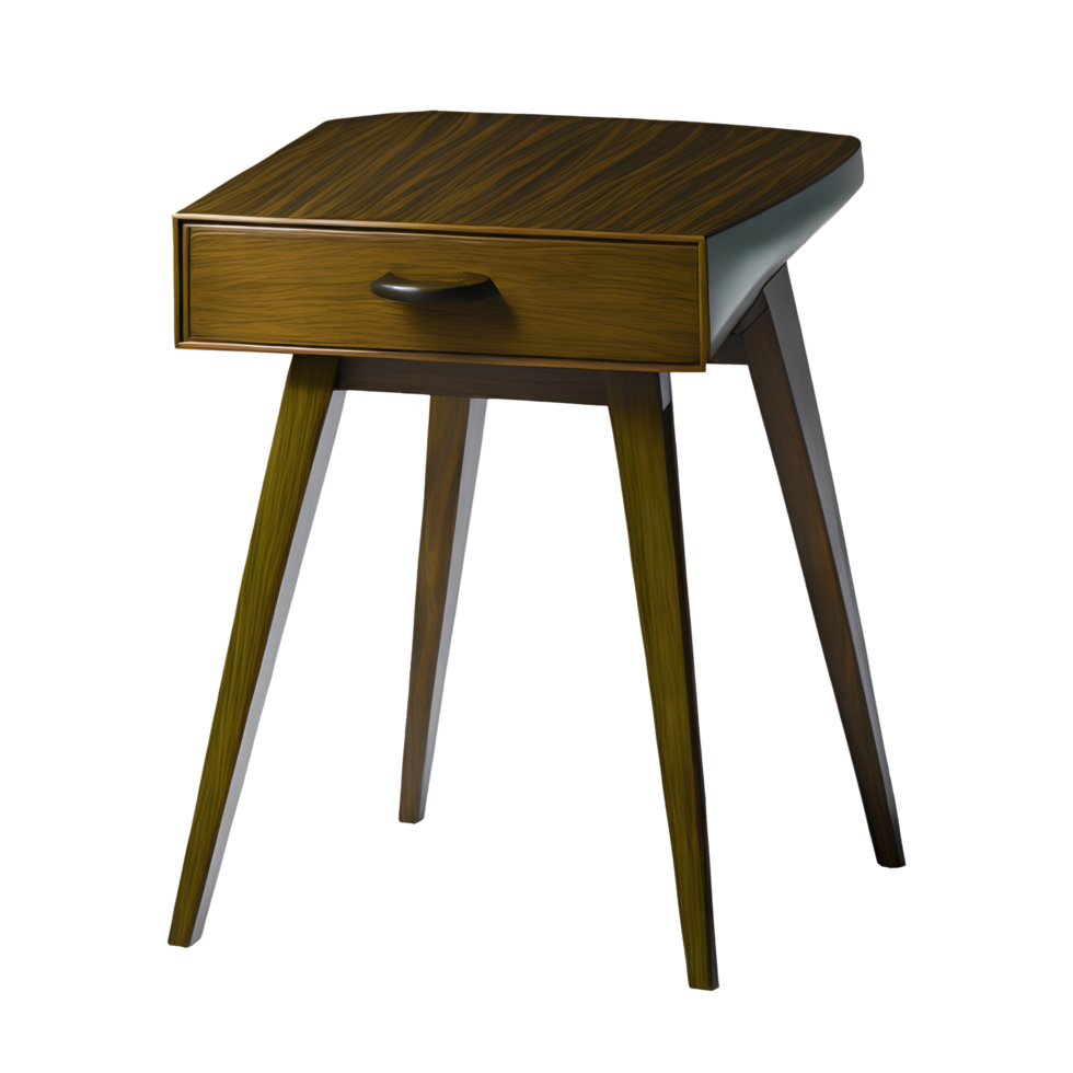 A small table with a drawer on it png