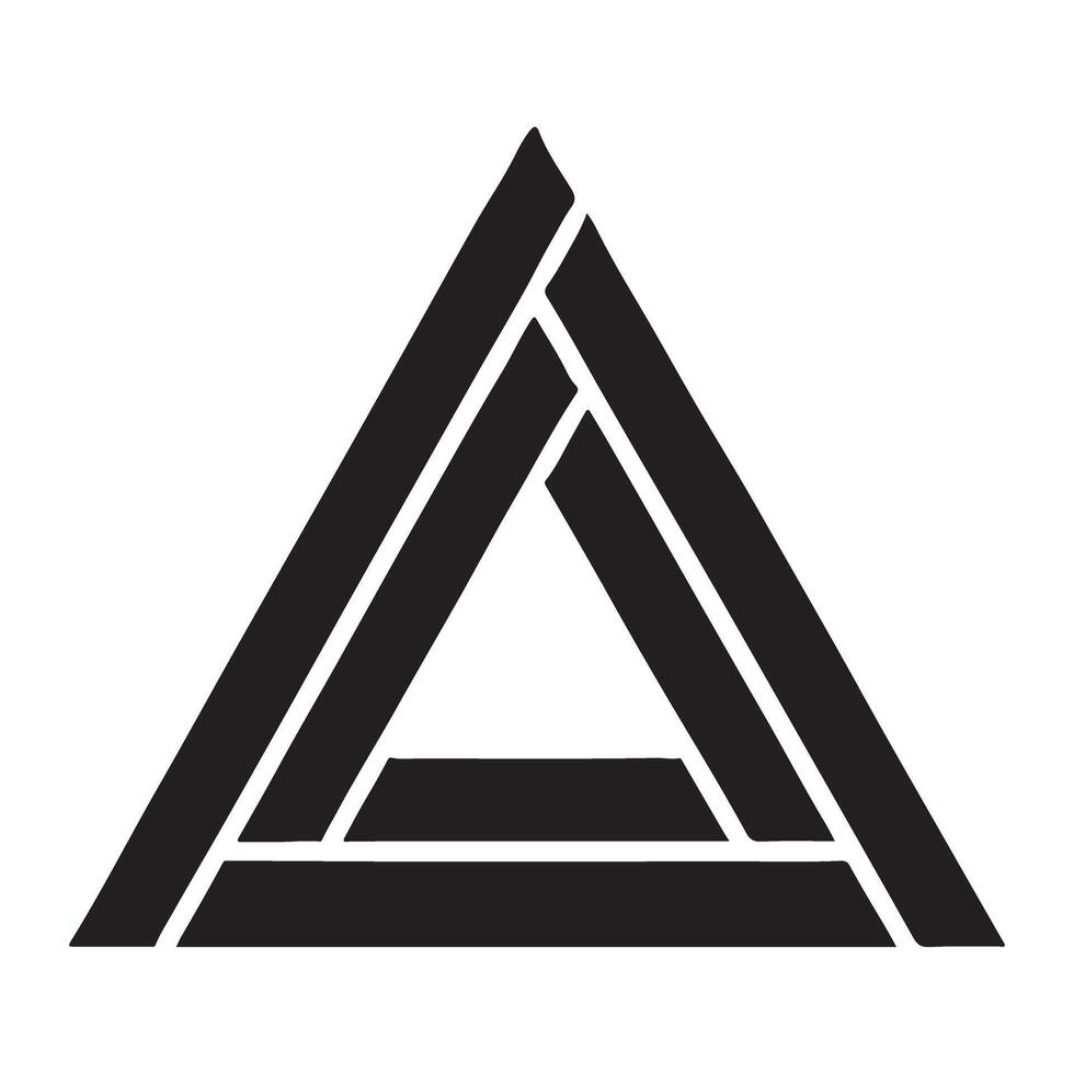 Abstract Triangle Design Element Illustration vector