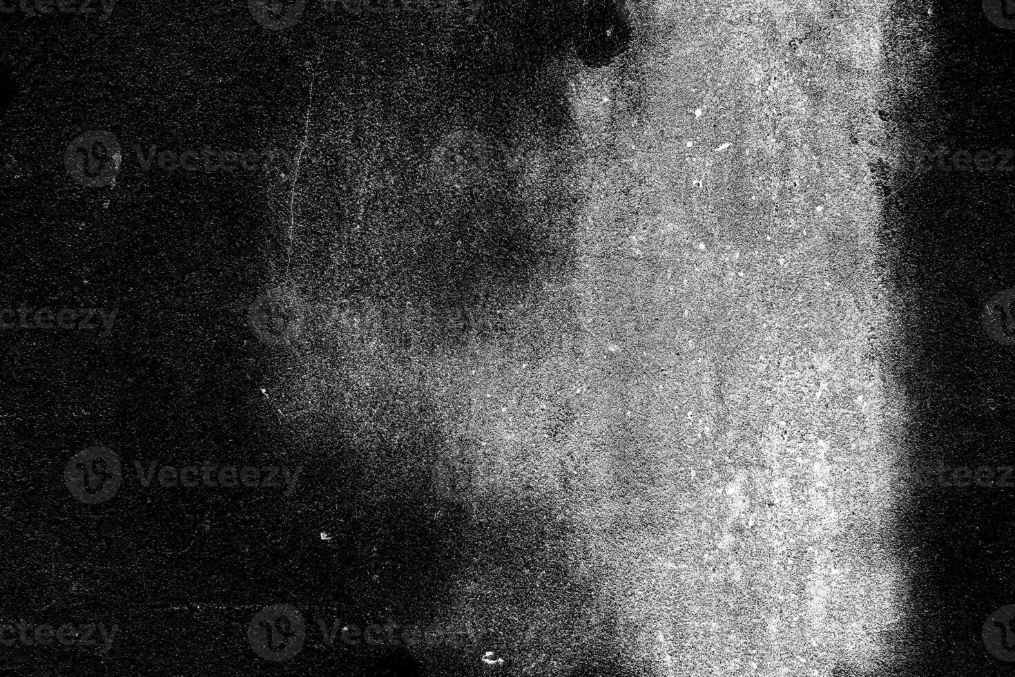 White Grunge Concrete Texture on Black Background photo
