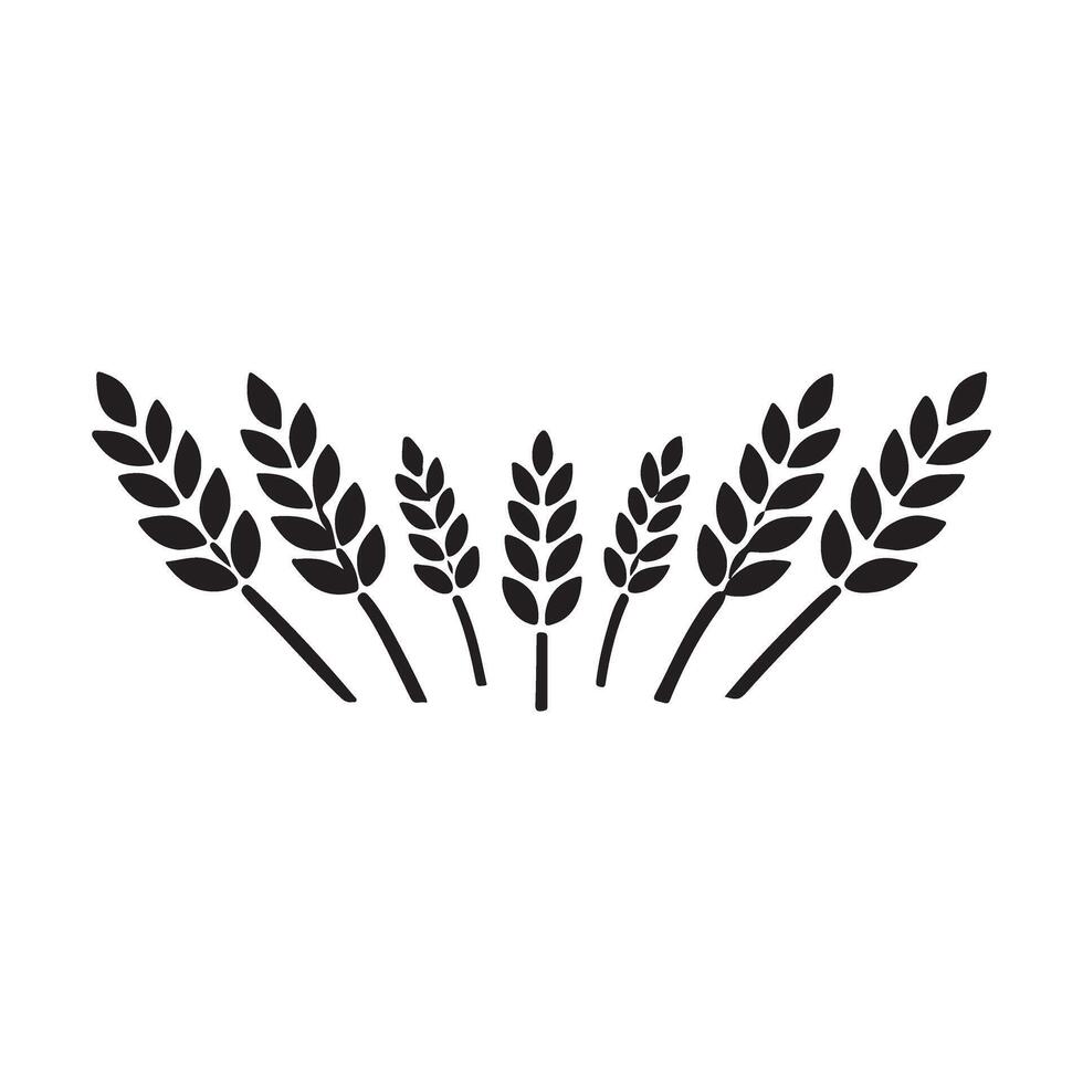 Wheat Stalks Arrangement Illustration vector