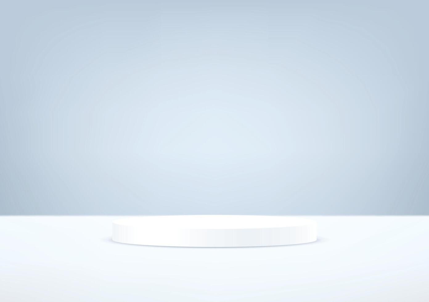 Gray background 3d with white podium. Product display presentation. Space for selling products on the website. illustration. vector