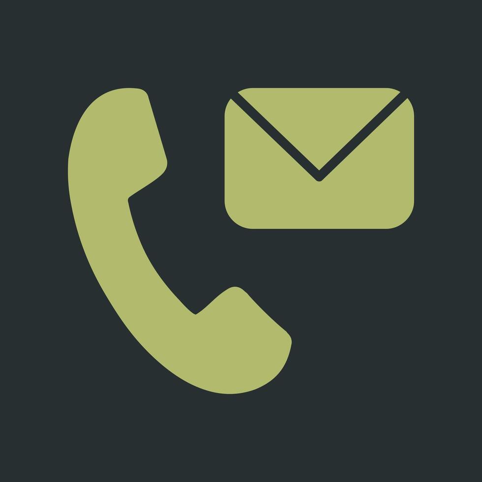 Contact Us Icon Design vector