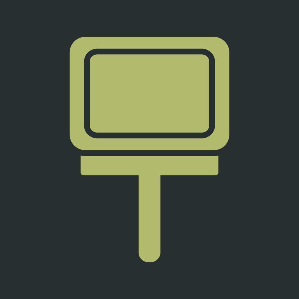 Billboard Icon Design vector