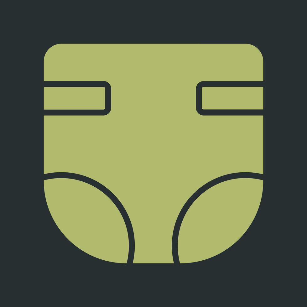 Diaper Changing Icon Design vector