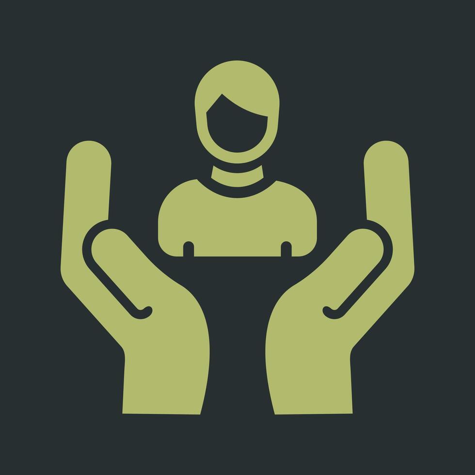 Employee Insurance Icon Design vector