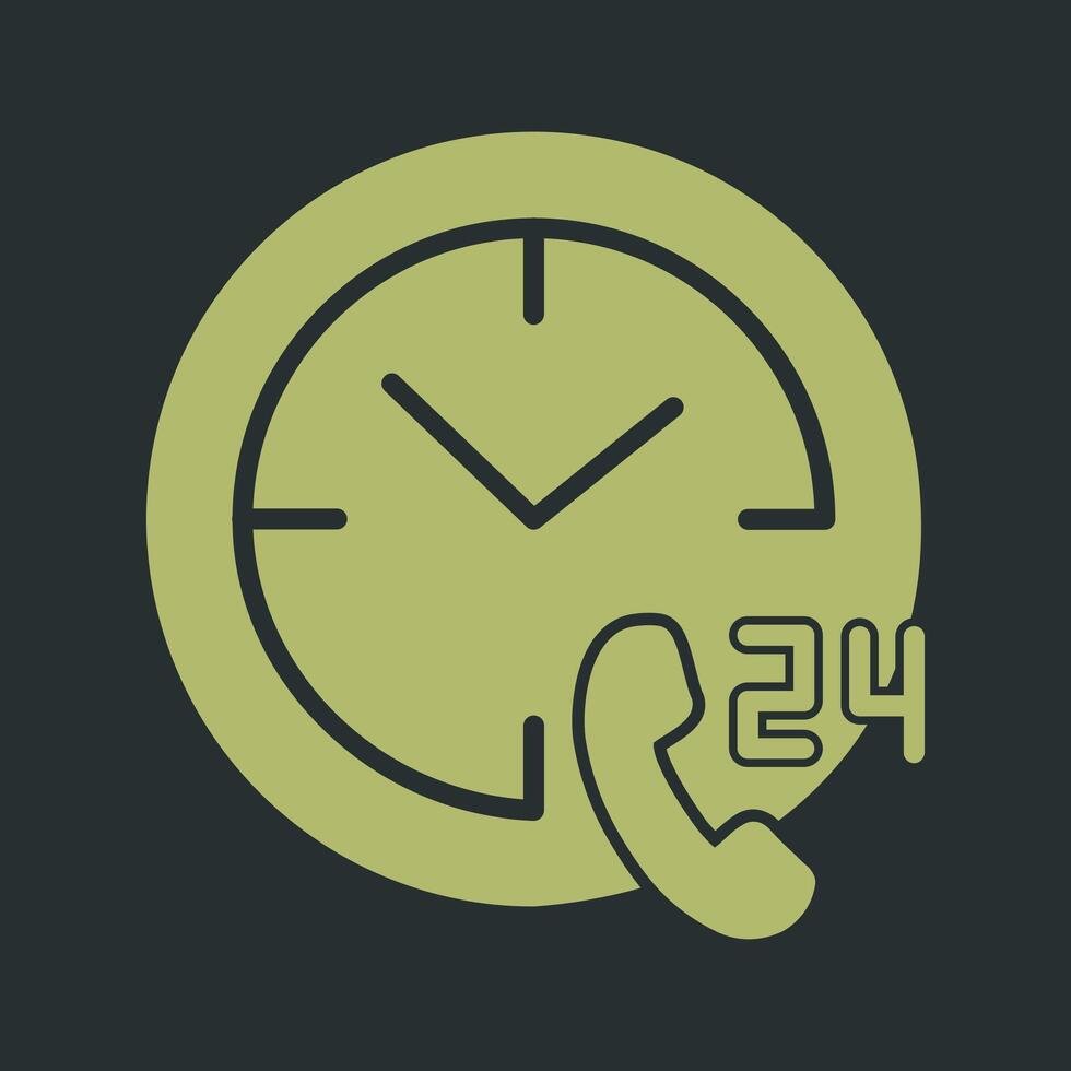 Phone Assistance Icon Design vector