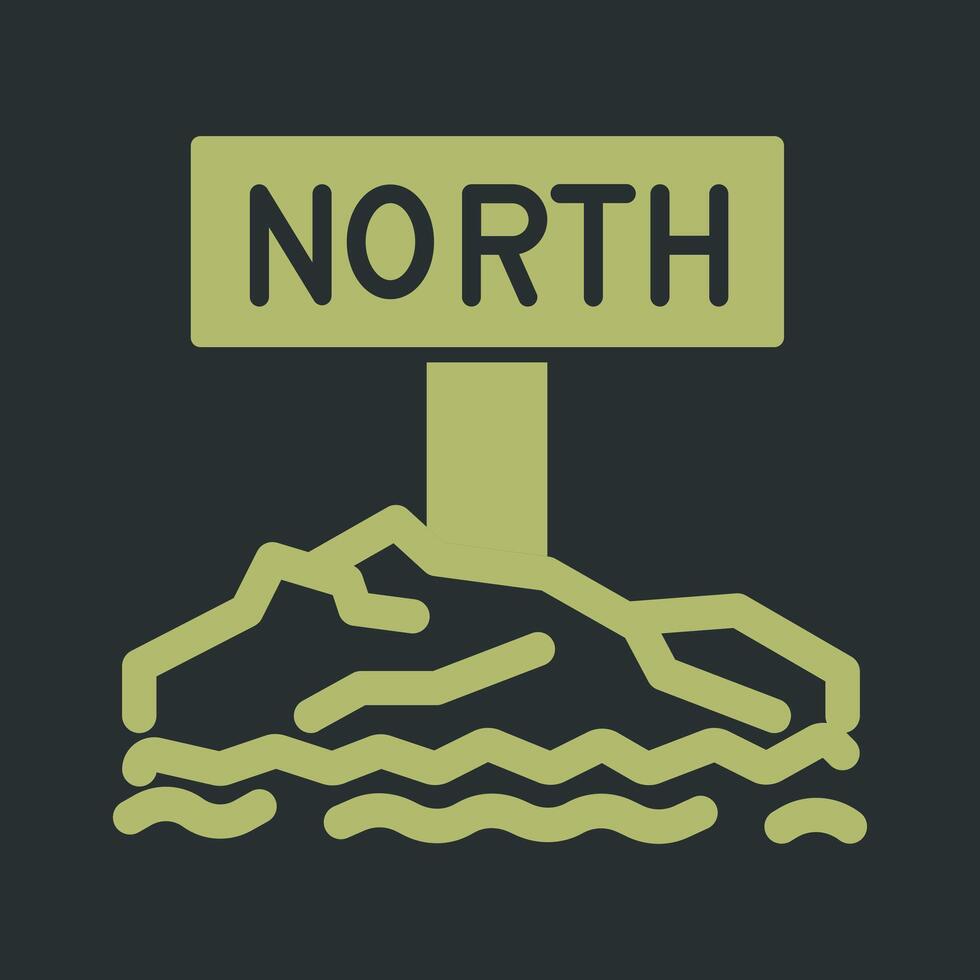 Northpole Icon Design vector