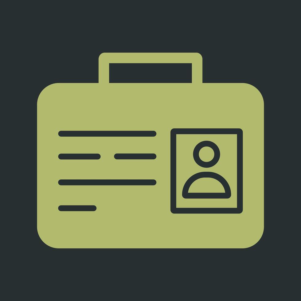 Office Card Icon Design vector