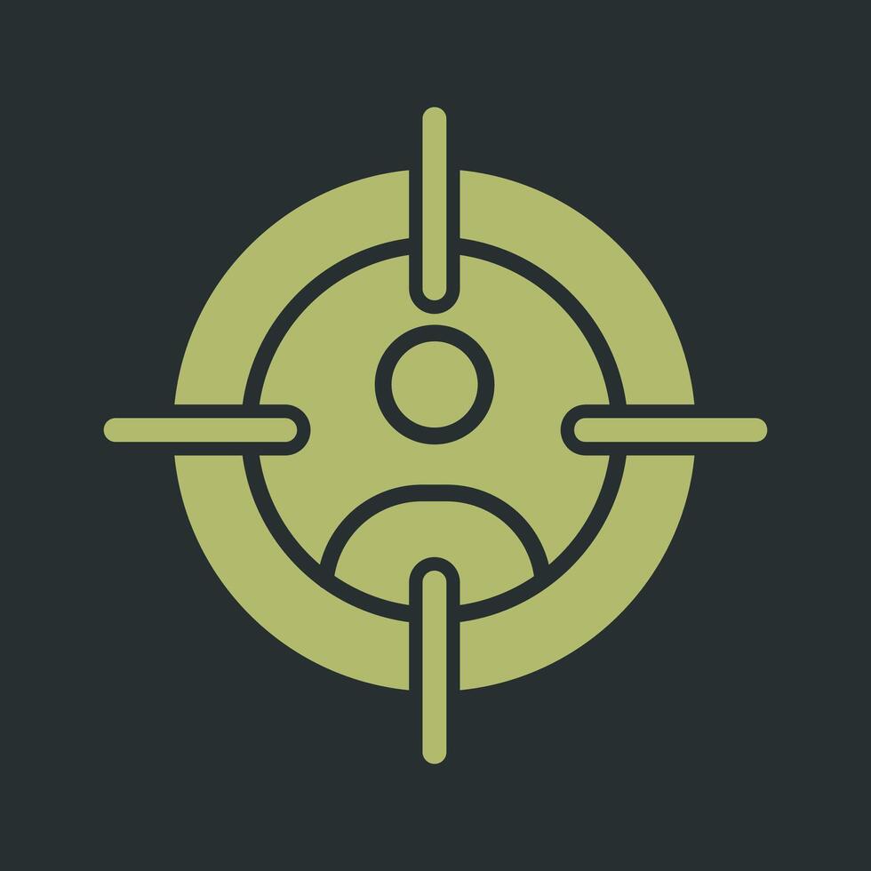 Target Audience Icon Design vector