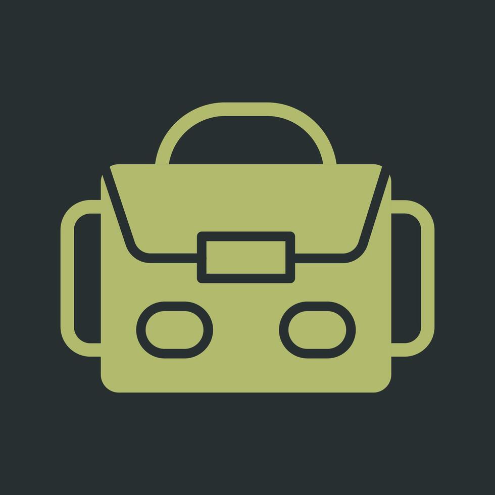 Photography Bag Icon Design vector
