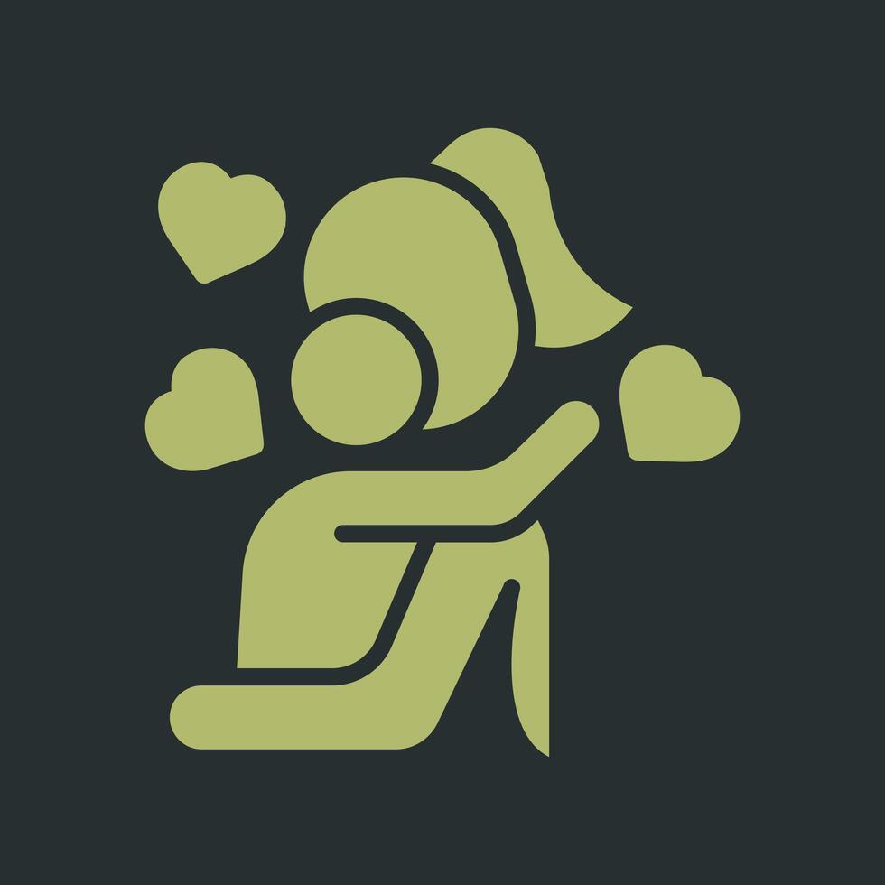Hug Icon Design vector