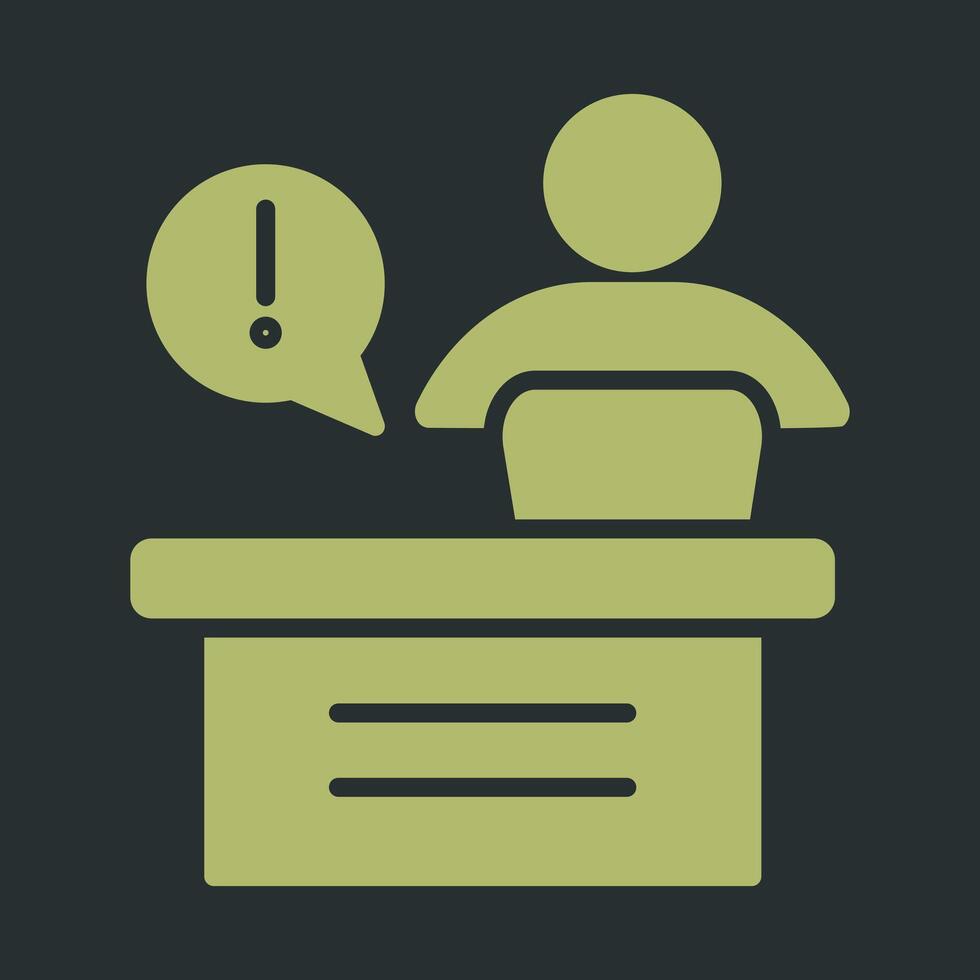 Service Desk Icon Design vector
