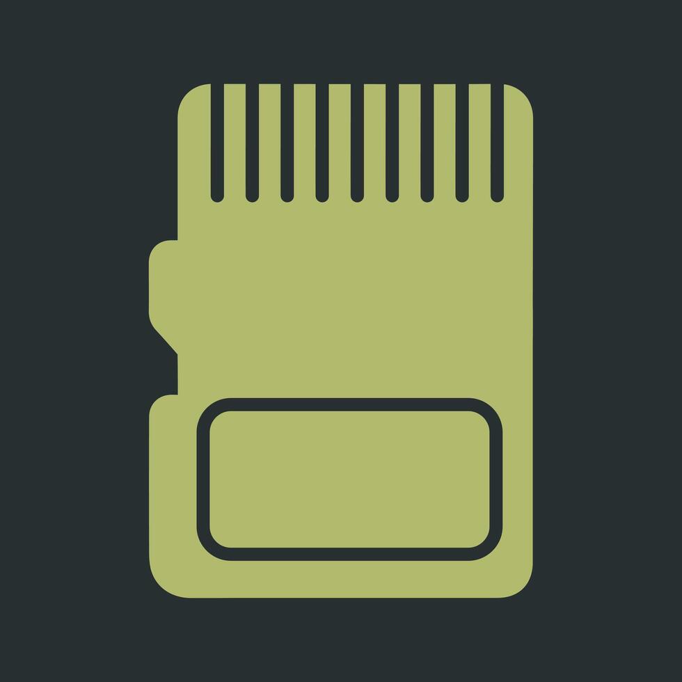 Memory Cards Icon Design vector