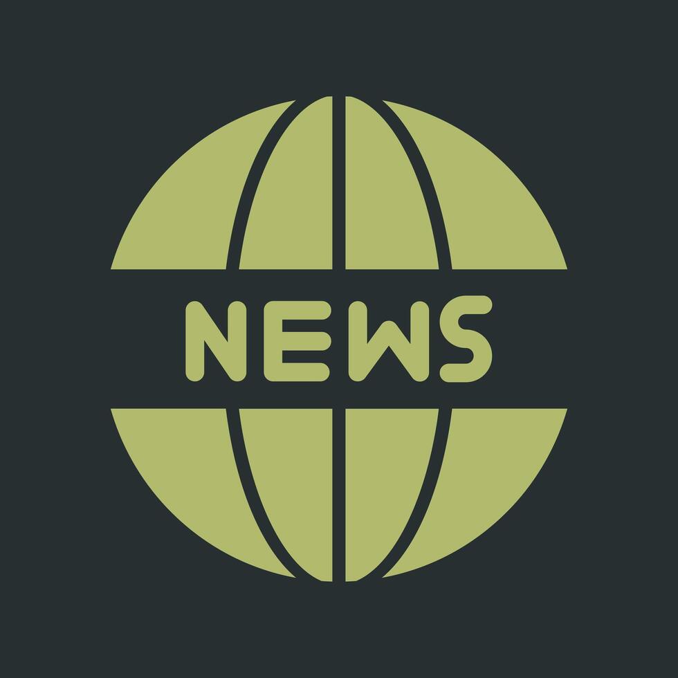 News Website Icon Design vector
