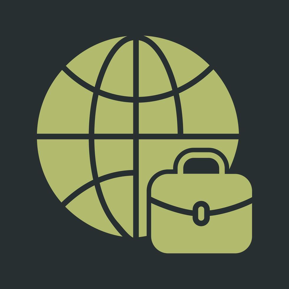 International Job Icon Design vector