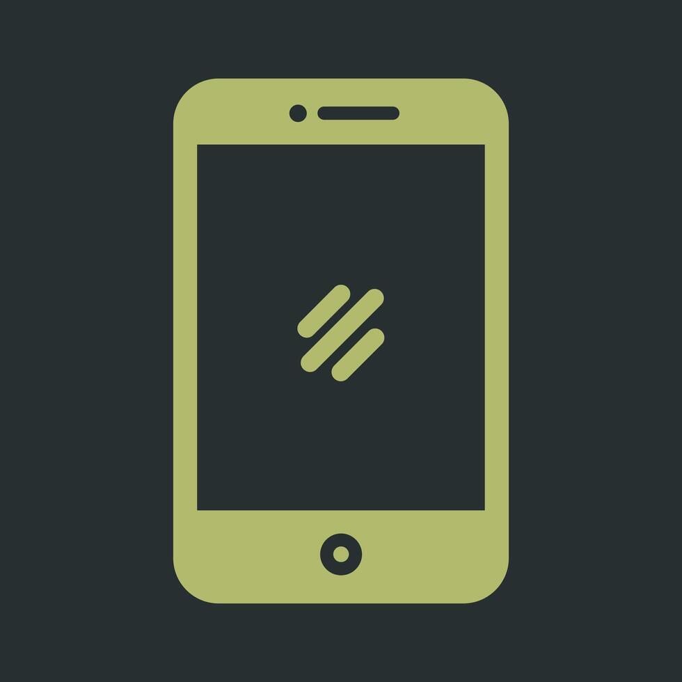 Mobile Icon Design vector