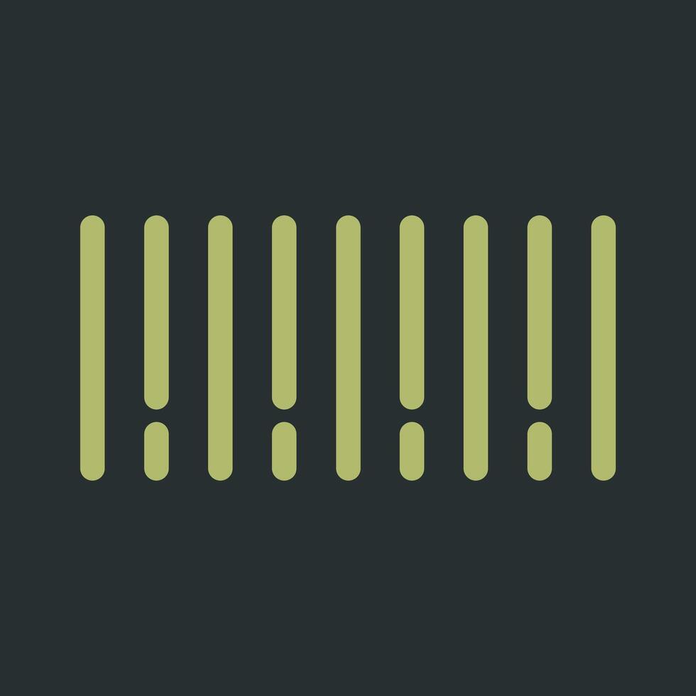 Barcode Icon Design vector