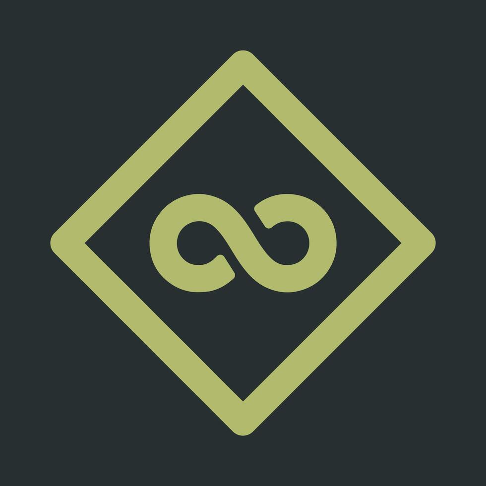Infinity Sign Icon Design vector