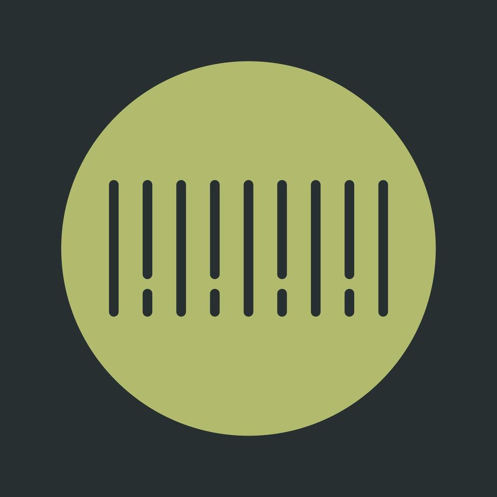 Barcode Sticker Icon Design vector