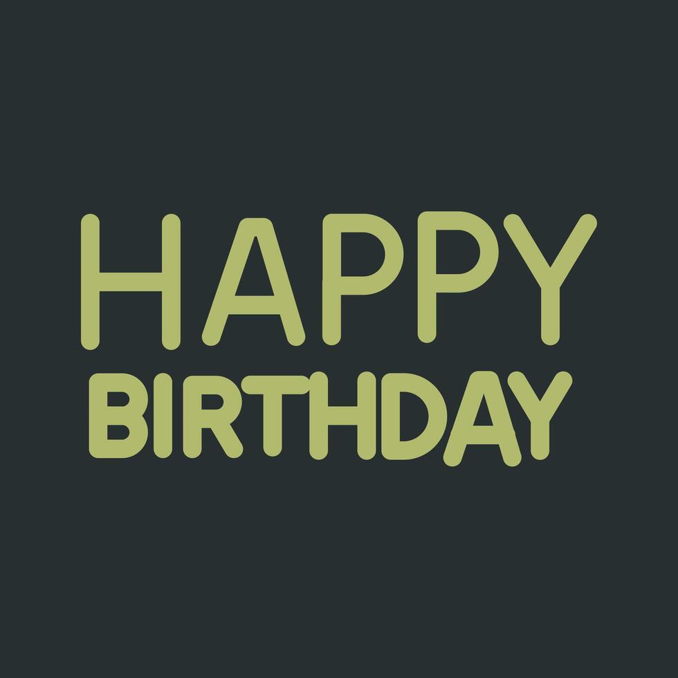 Happy Birthday Sign Icon Design vector