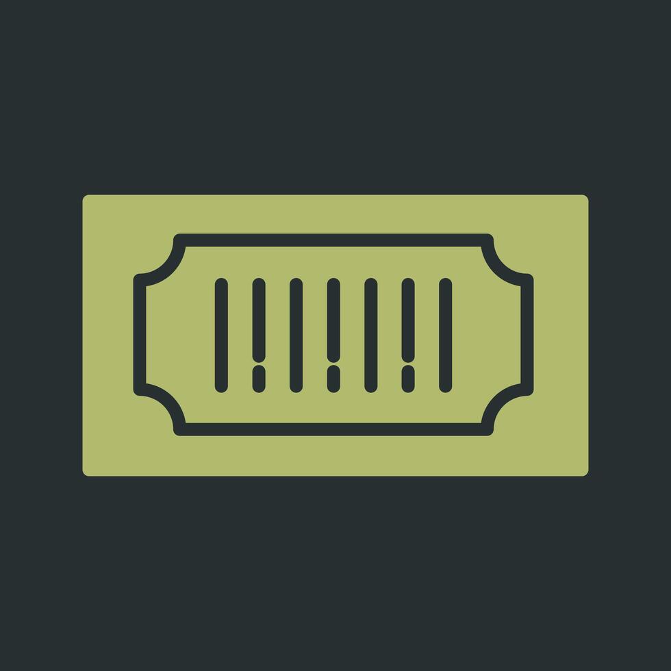 Barcode Price Icon Design vector