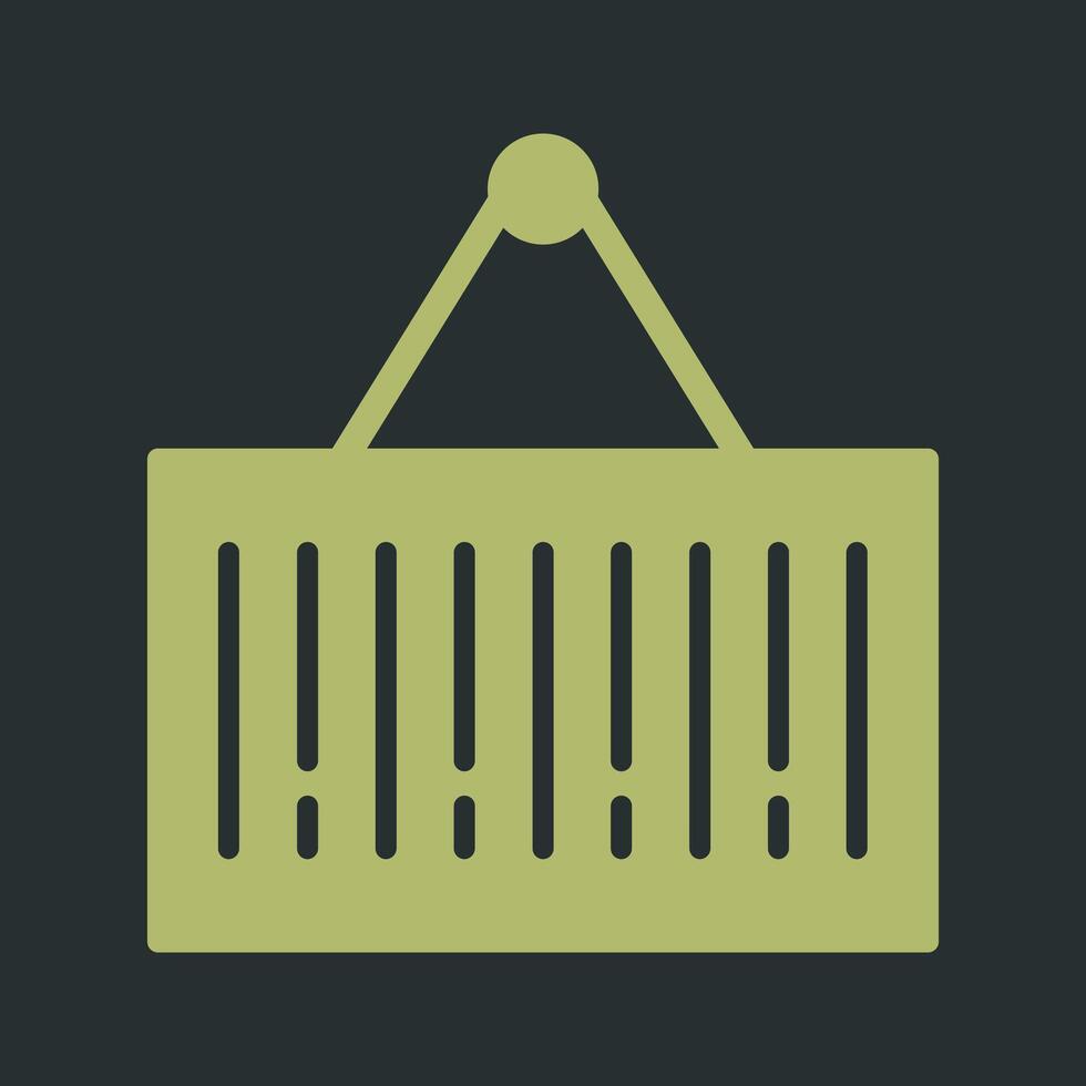 Barcode Sales Icon Design vector