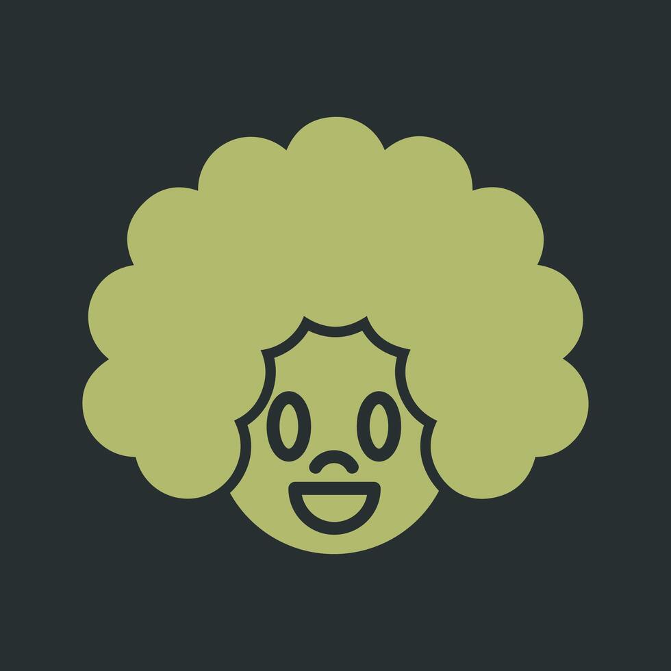 Clown Face Icon Design vector