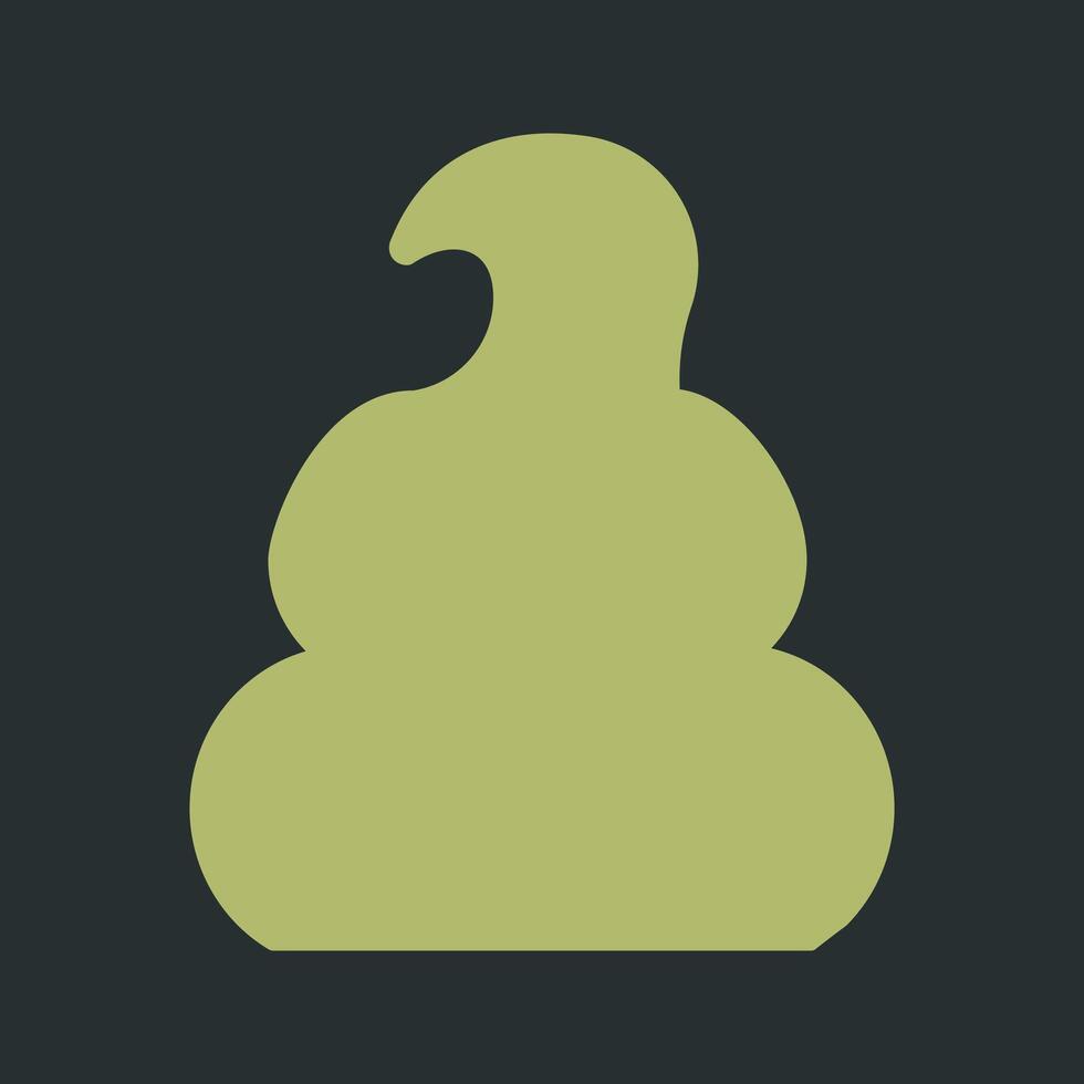 Pile of Poo Icon Design vector